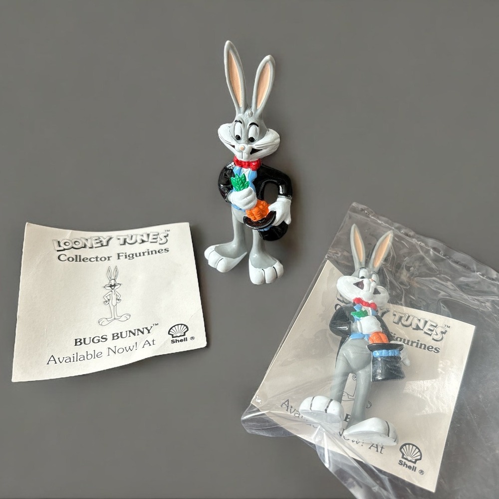 Vintage Looney Tunes Collector Figurines BUGS BUNNY‎ Shell '90